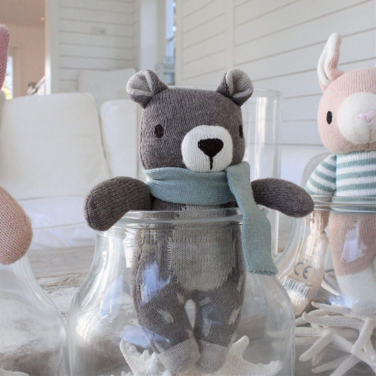 Fred Bear Knitted Toy