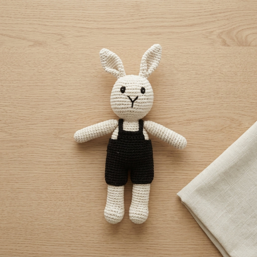 LS2491 - Bunny Rattle - Boy 1