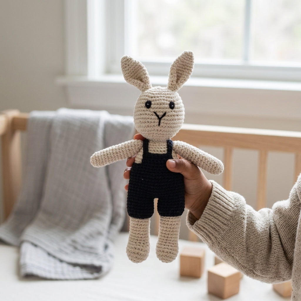 LS2491 - Bunny Rattle - Boy 2