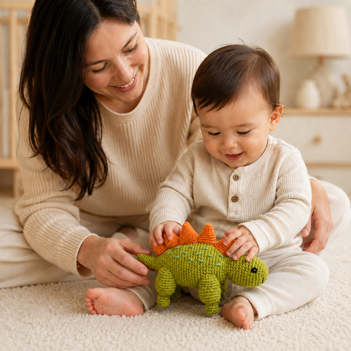 LS2495 - Stegosaurus Rattle 3