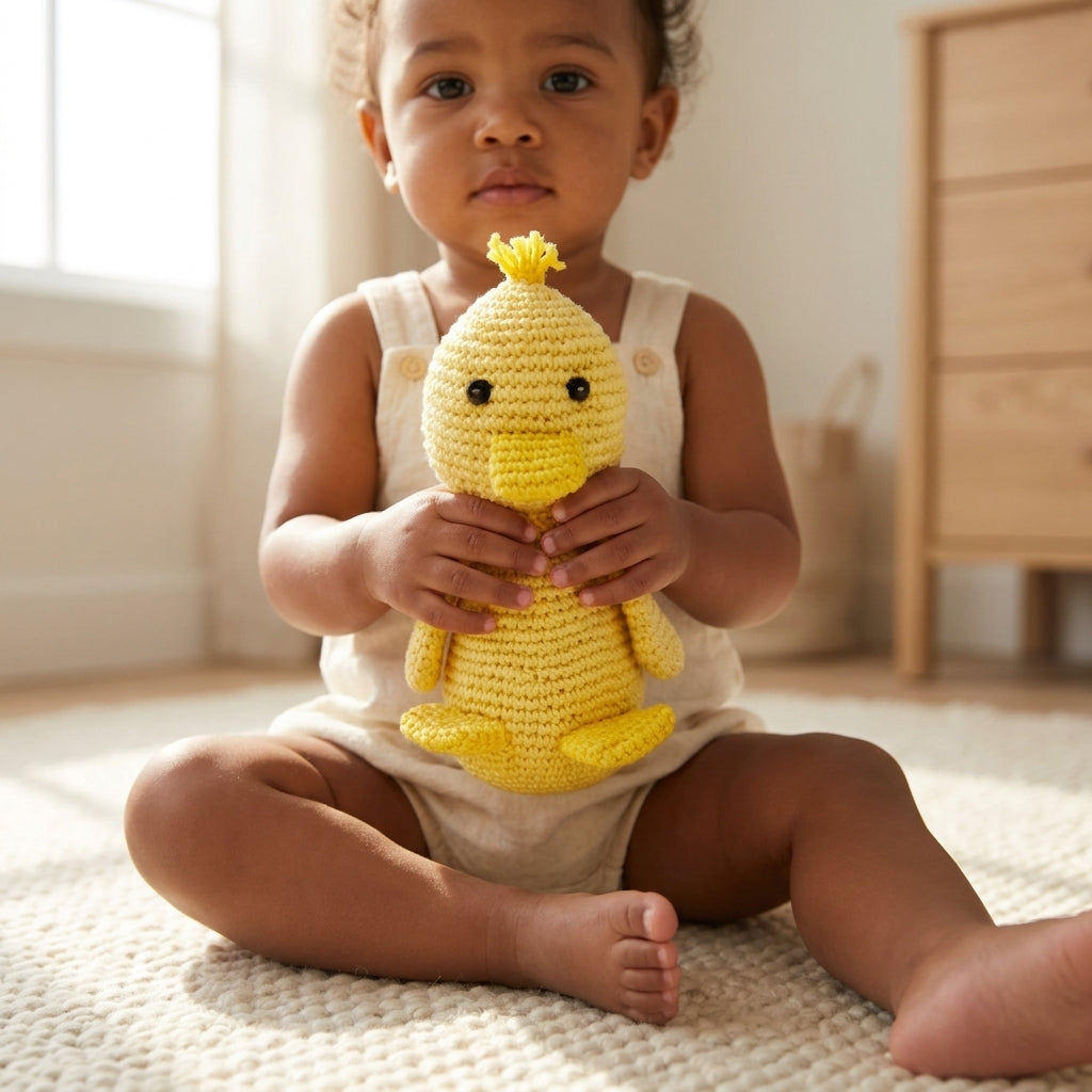 LS2503 - Duck Rattle - Yellow 3