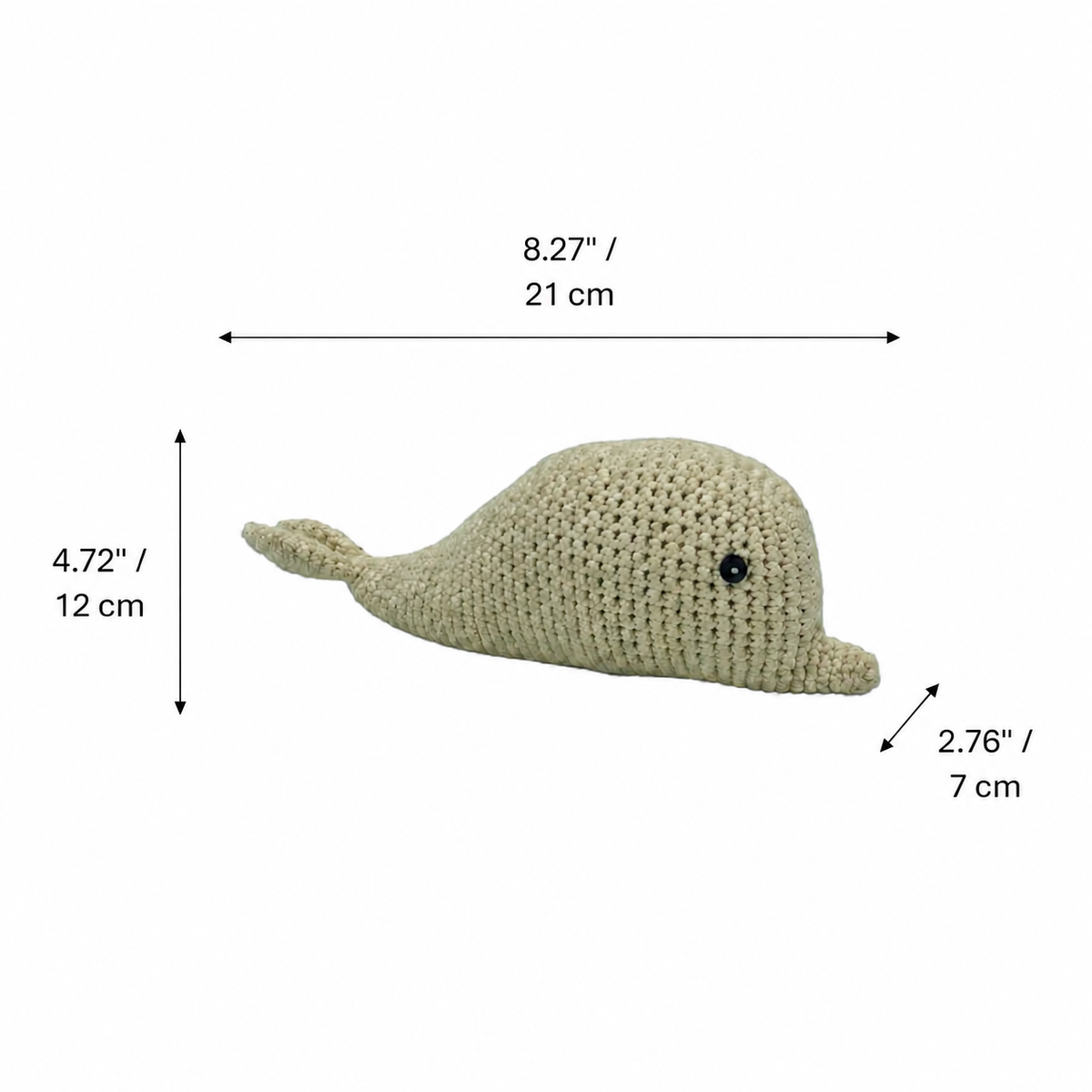 LS2559 - Beluga Rattle dimensions