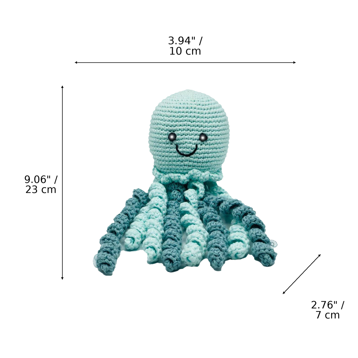 LS2563 - Jellyfish Rattle dimensions