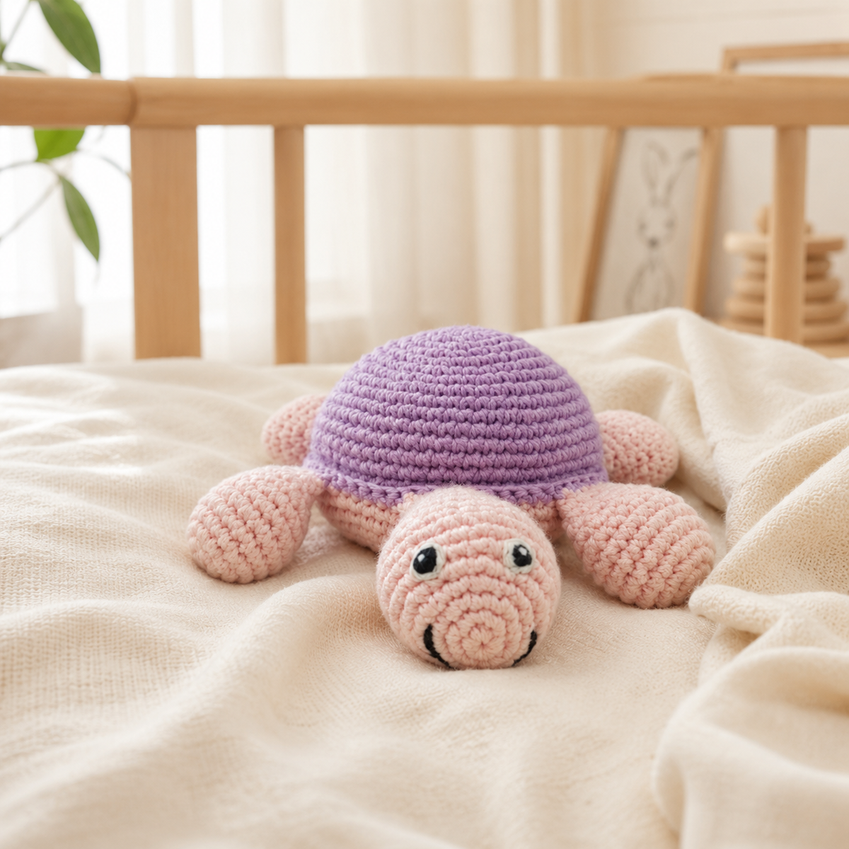 LS2565 - Turtle Rattle - Pink 1