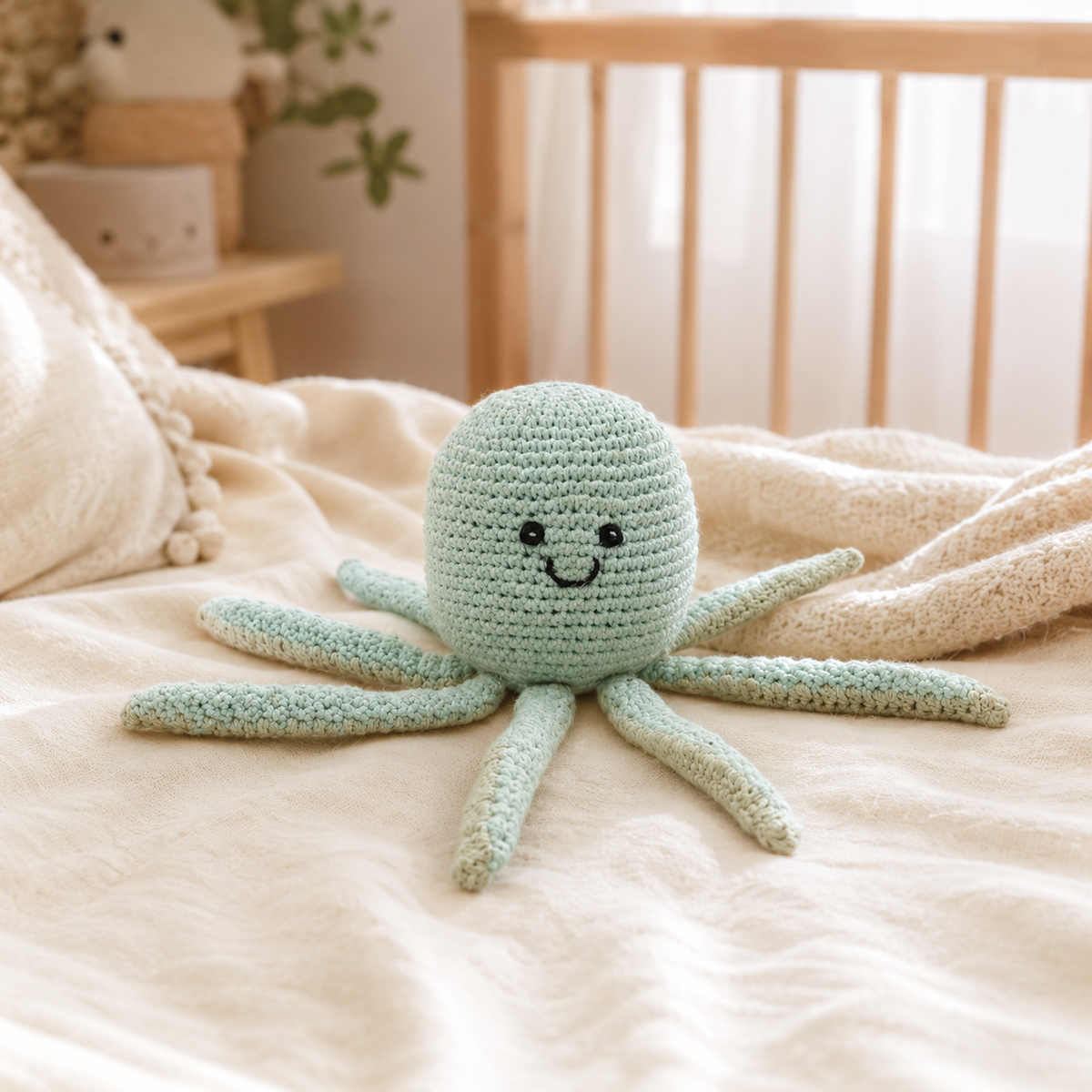 LS2573 - Octopus Rattle - Light Turquoise 2
