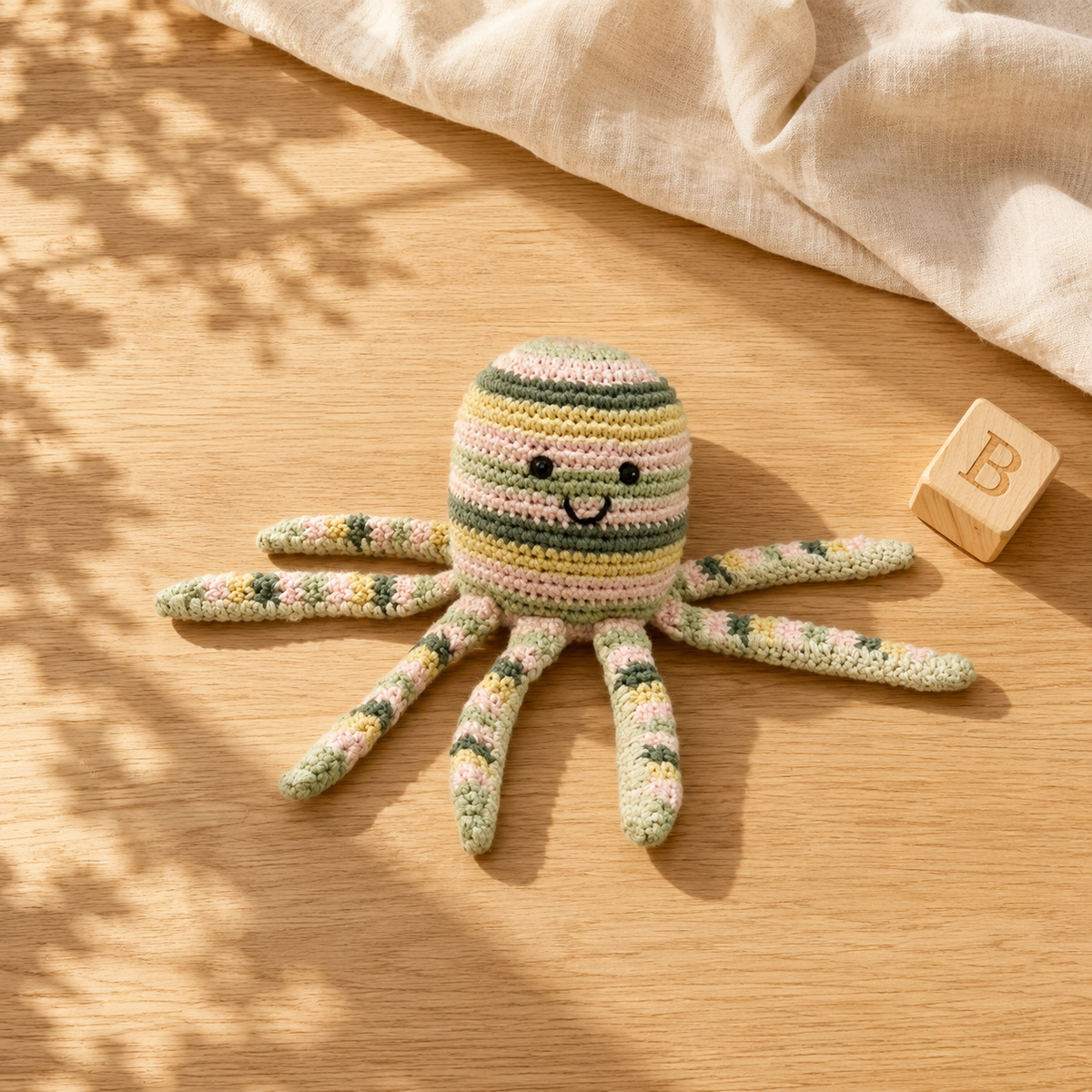 LS2574 - Octopus Rattle - Stripe 2