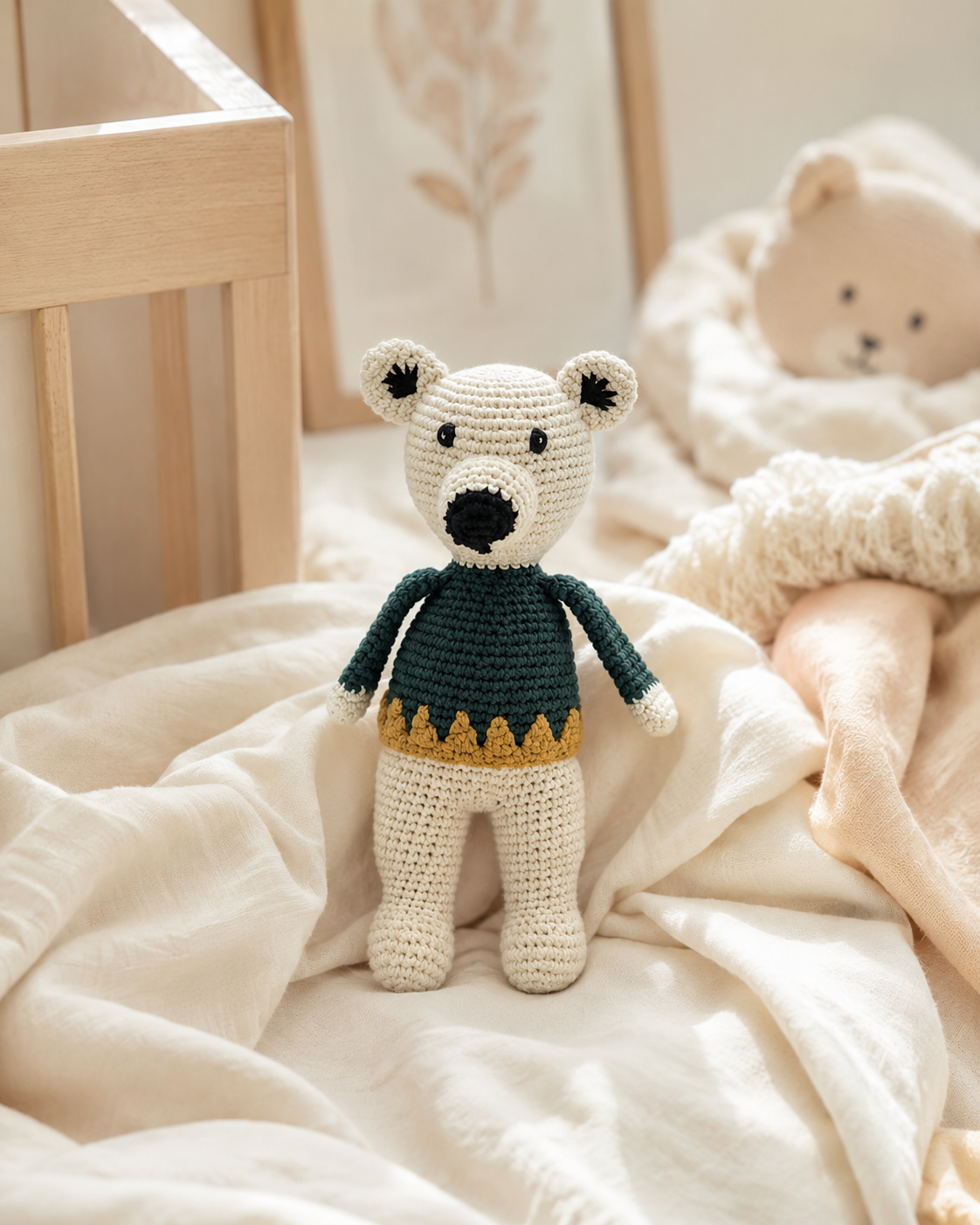 LS2613 - Arctic Polar Bear Rattle - Large 2