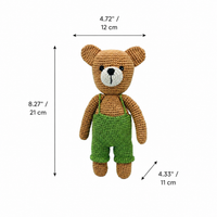 LS2485 - Bear Rattle - Boy dimensions