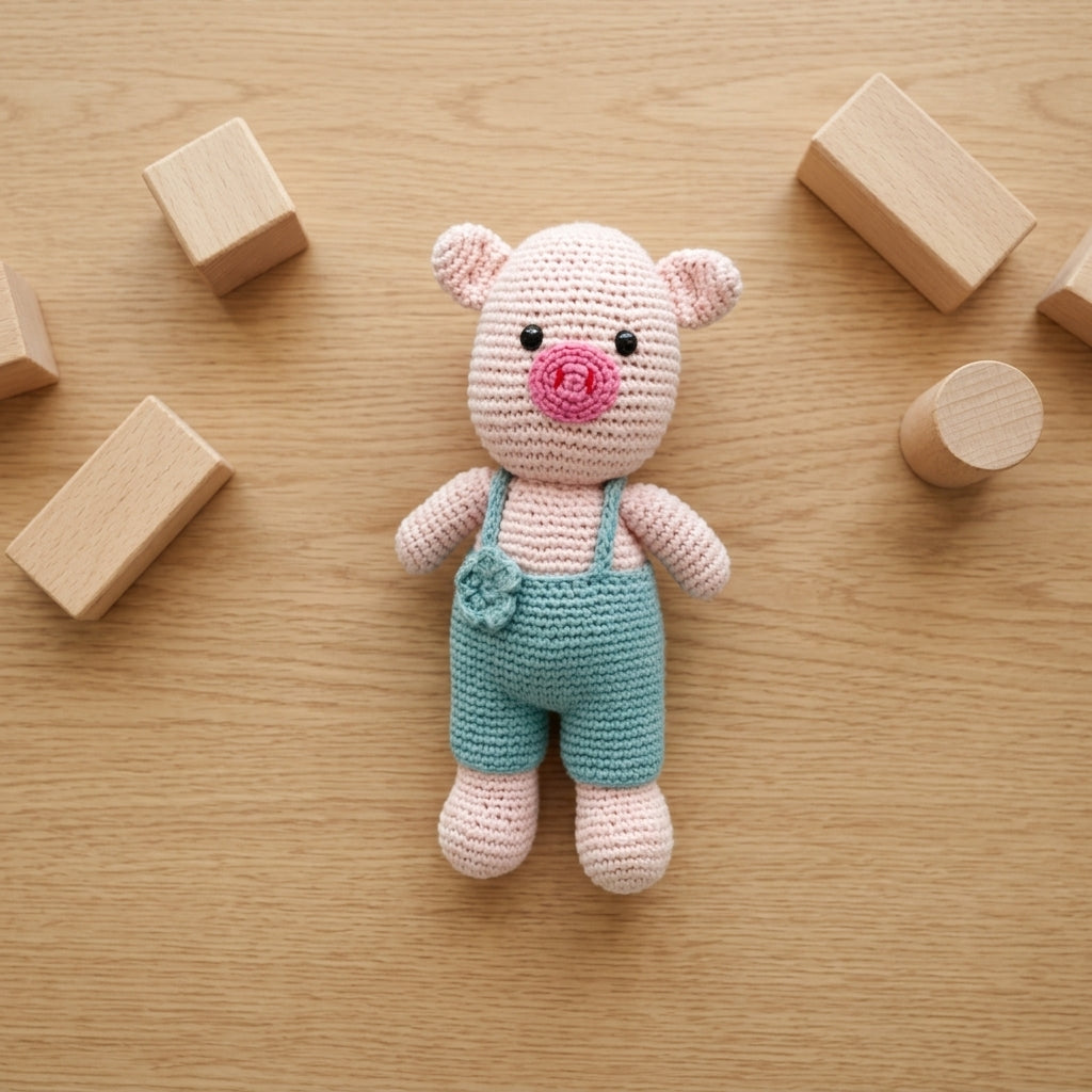 LS2487 - Baby Pig Rattle 2