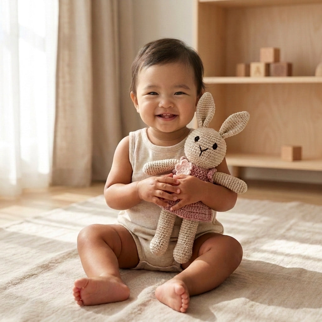 LS2489 - Bunny Rattle - Girl 3