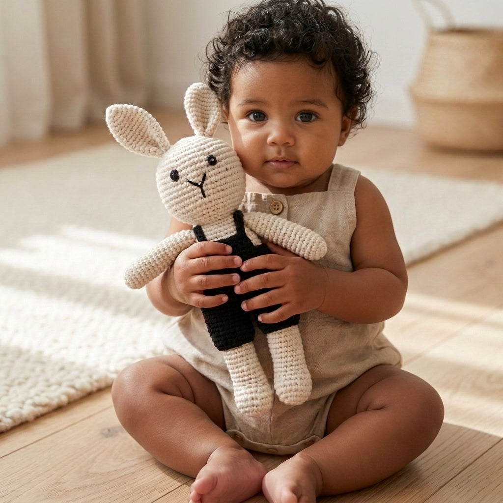 LS2491 - Bunny Rattle - Boy 5