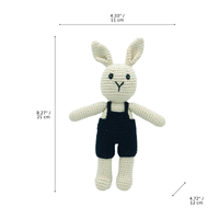 LS2491 - Bunny Rattle - Boy dimensions