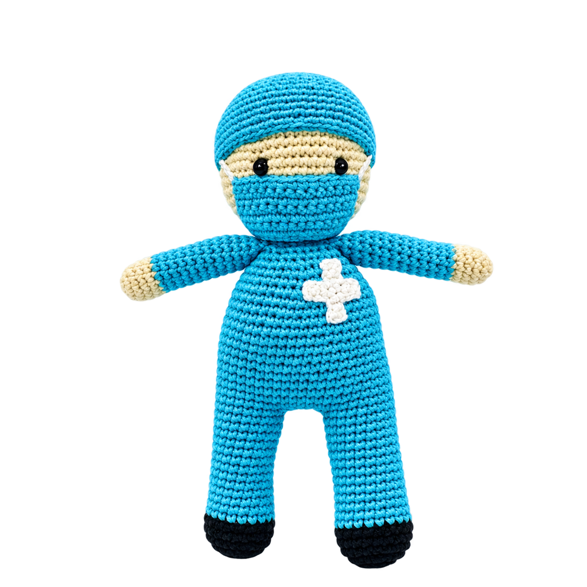 LS2493 - Nurse Rattle - Blue