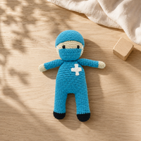 LS2493 - Nurse Rattle - Blue 2