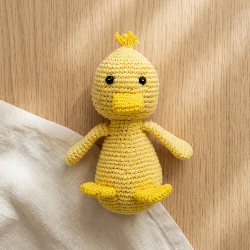 LS2503 - Duck Rattle - Yellow 2