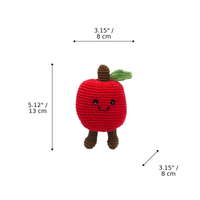 LS2507 - Apple Red Rattle dimensions