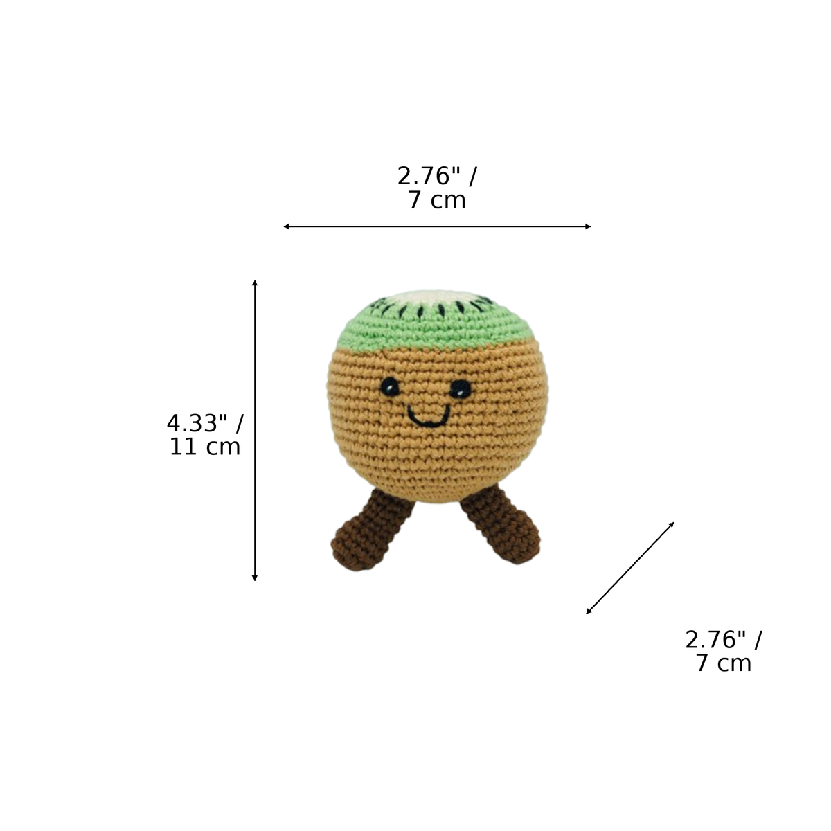 LS2512 - Kiwi Rattle dimensions