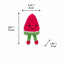 LS2513 - Watermelon Rattle dimensions