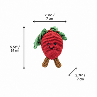 LS2519 - Beetroot Rattle dimensions