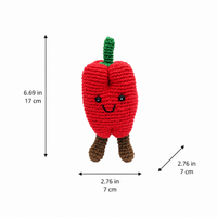 LS2529 - Pepper Rattle - Red dimensions
