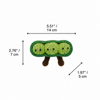 LS2535 - Peapod Rattle dimensions