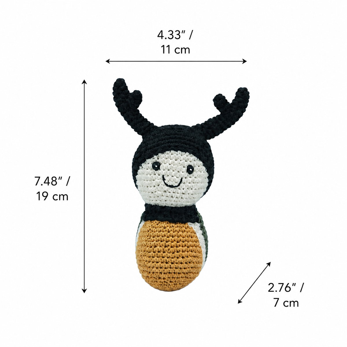 LS2539 - Beetle Rattle dimensions