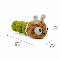 LS2540 - Caterpillar Rattle dimensions