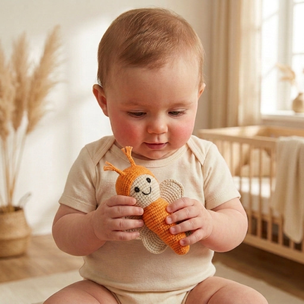 LS2541 - Butterfly Rattle - Orange 3