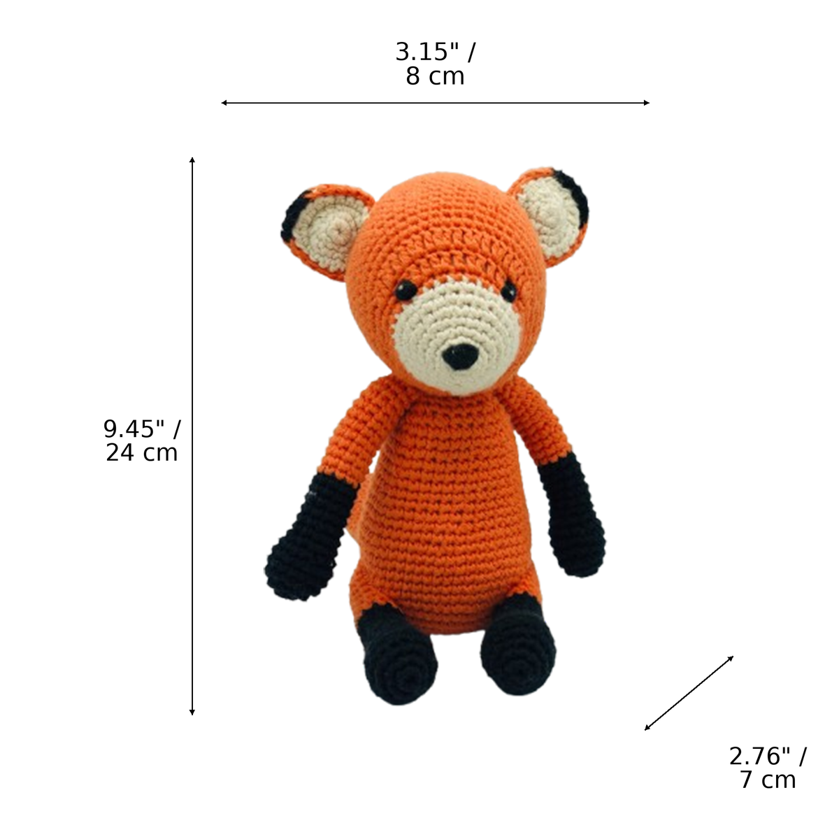 LS2545 - Fox Rattle dimensions