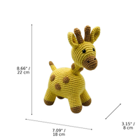 LS2546 - Giraffe Rattle dimensions