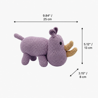 LS2553 - Rhino Rattle dimensions