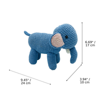 LS2558 - Elephant Rattle dimensions
