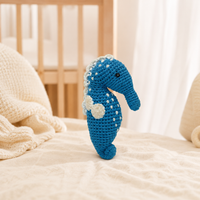 LS2568 - Seahorse Rattle - Blue 1