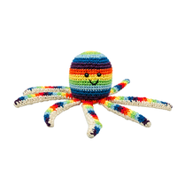 LS2570 - Octopus Rattle - Rainbow