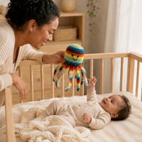 LS2570 - Octopus Rattle - Rainbow 4