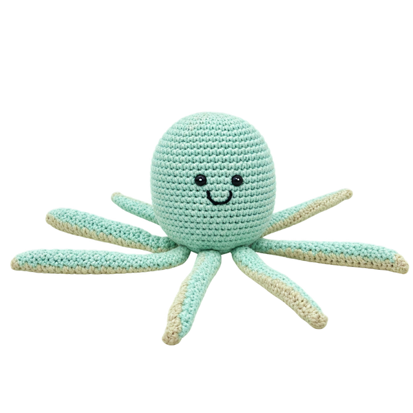 LS2573 - Octopus Rattle - Light Turquoise