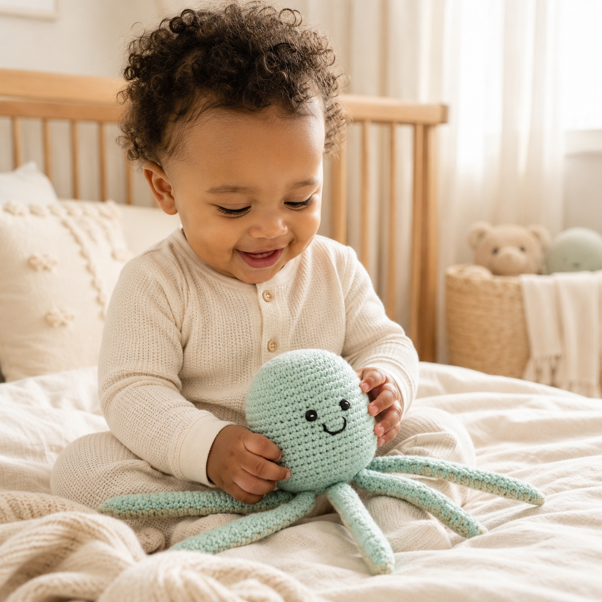 LS2573 - Octopus Rattle - Light Turquoise 3
