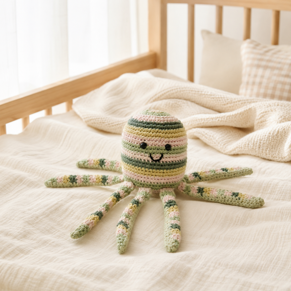 LS2574 - Octopus Rattle - Stripe 1