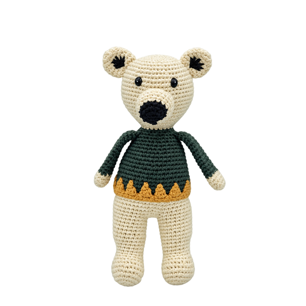 LS2613 - Arctic Polar Bear Rattle - Large