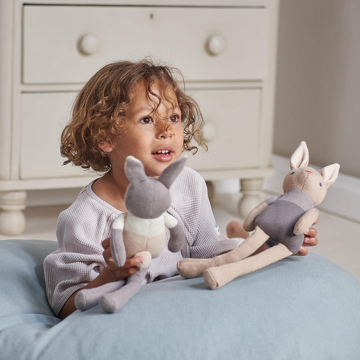 Baby Threads Taupe Bunny